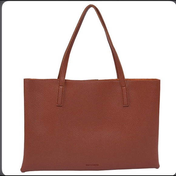 NIB! Vince Camuto Vegan Leather Two-tone Luck Tote - Picture 5 of 8